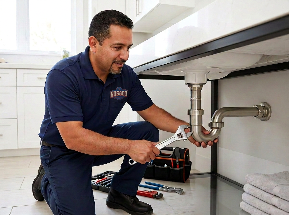 Kitchen P-trap and supply line repair — Ridgewood, NJ